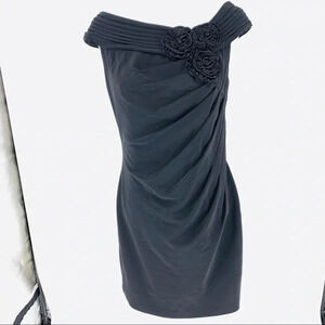 Adrianna Papell off the shoulder cocktail dress